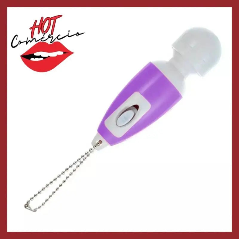 Mini Vibrador Feminino Portátil Chaveiro – Prazer Discreto