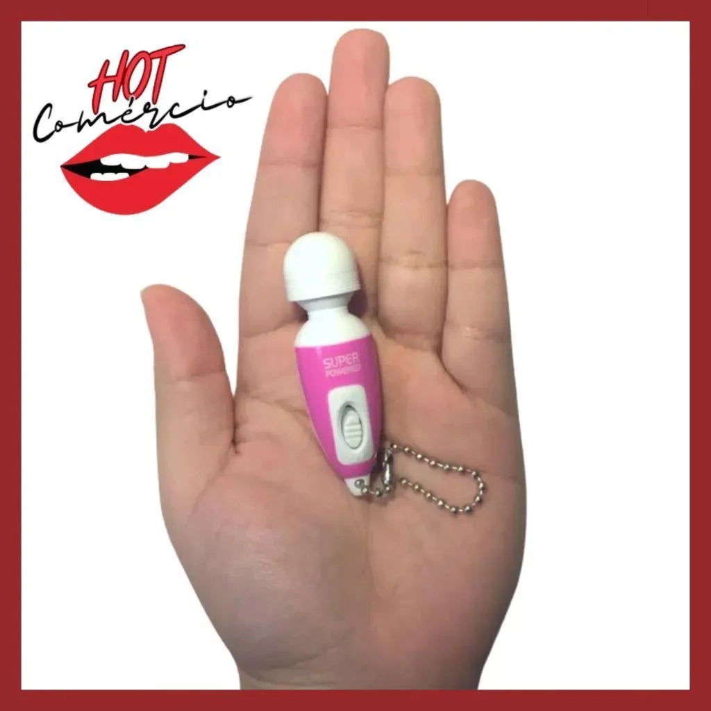 Mini Vibrador Feminino Portátil Chaveiro – Prazer Discreto