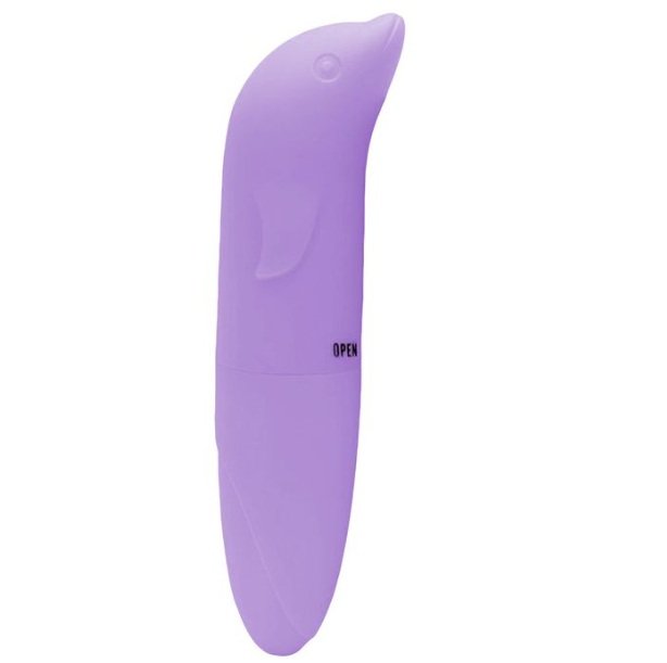 Vibrador Ponto G Golfinho Aveludado Sensual Love – LILAS