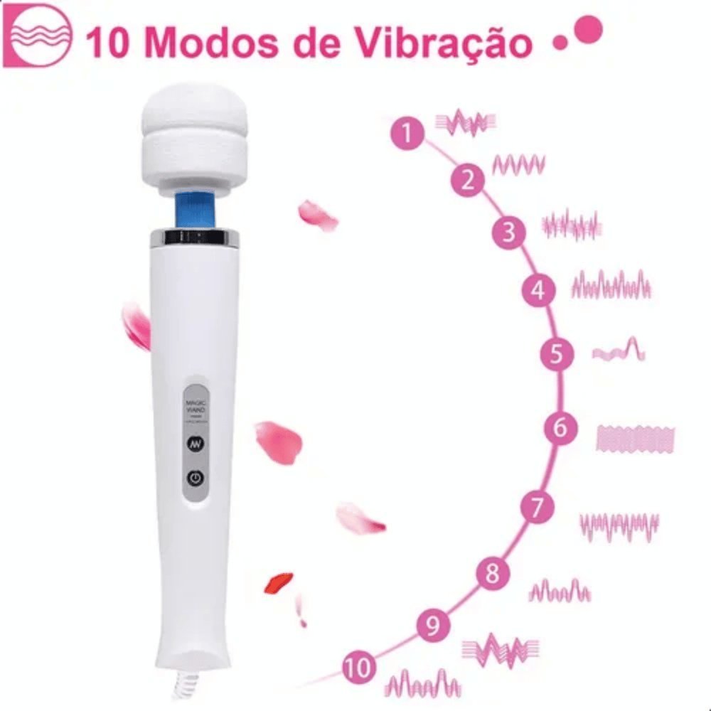 Massageador Varinha Mágica Elétrico Bivolt