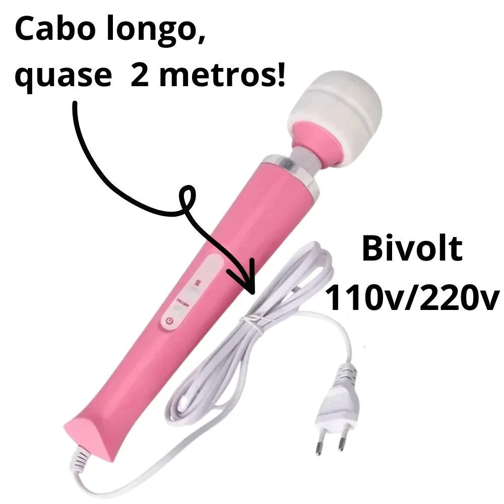 Massageador Varinha Mágica Elétrico Bivolt