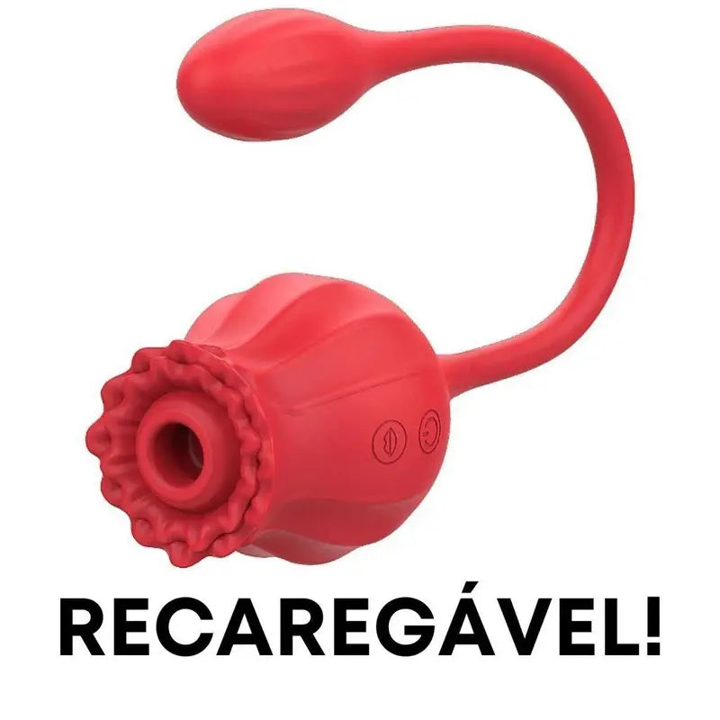 Vibrador Feminino Sugador Estimulador Rosa Ponto G