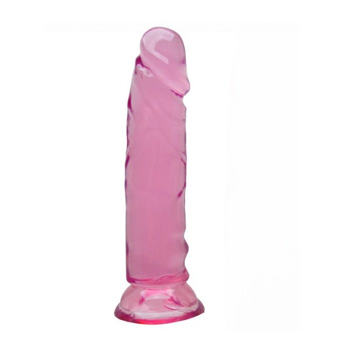 Pênis Realístico Transparente 14,8 X 3Cm – ROSA