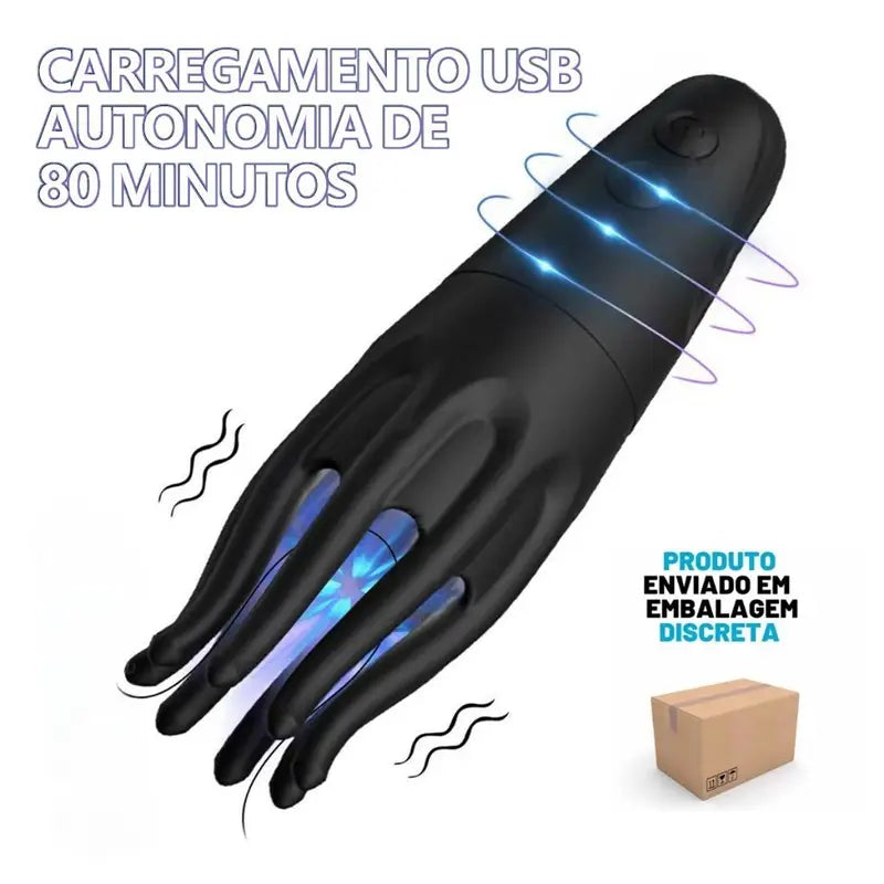Massageador Pênis Masculino 10 Velocidade – Polvo Eletrizante