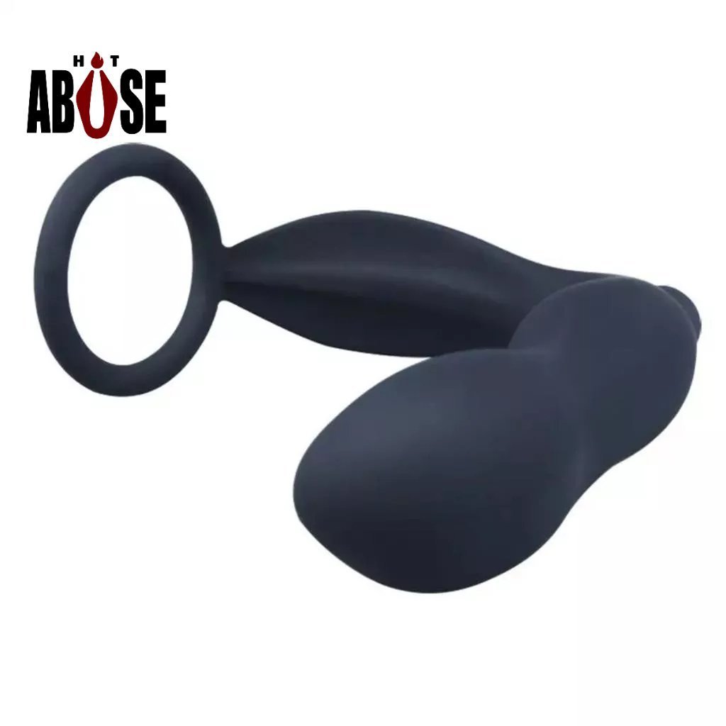 Estimulador Massageador De Prostata C/ Anel Peniano Silicone