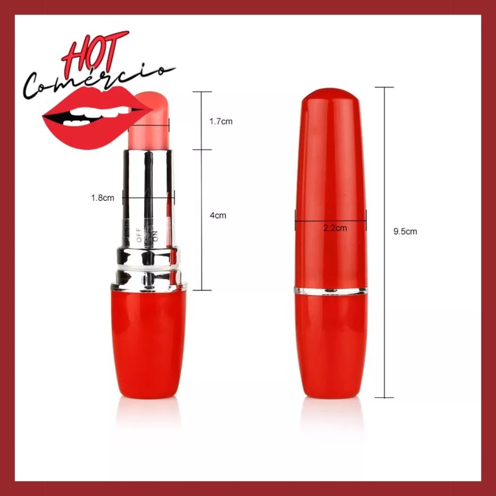 Vibrador Feminino Batom: Estimulador de Clitóris Discreto