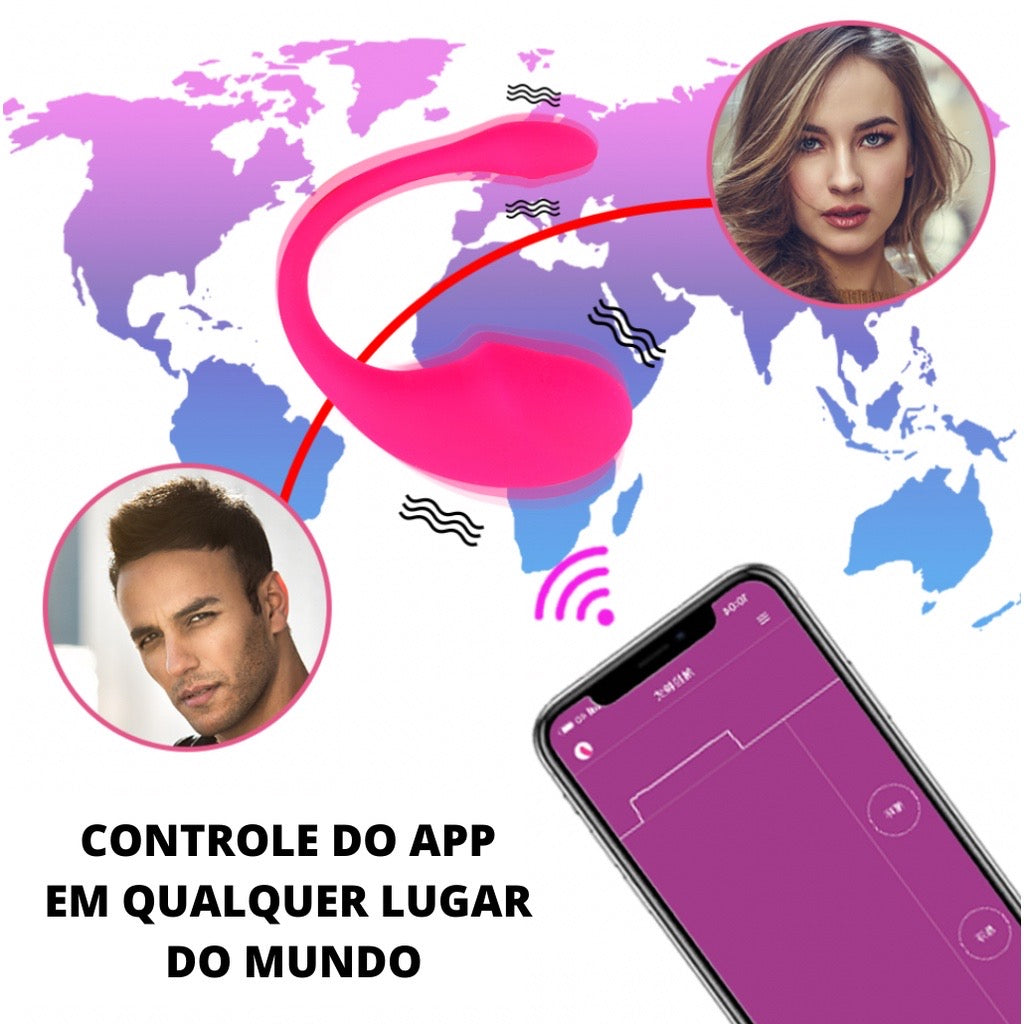 Vibrador Bluetooth Controle no celular a Distância